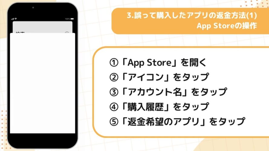 【スマホの使い方】有料アプリの購入と返金方法(iPhone)